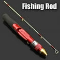 thumbnail image 5 of Ice Fishing Rod, 50cm Portable Fiber Glass Fishing Rod Mini 2 Sections Winter Ice Solid Shrimp Rod Pole Rods, 5 of 7