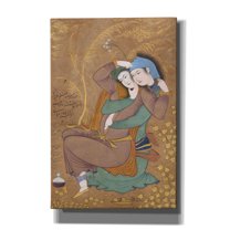 Epic Graffiti 'Two Lovers' by Reza Abbasi Canvas Wall Art, 12"x18"