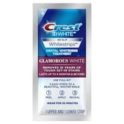 Crest 3D Dental Whitening Strips Enamel Safe Removes Tough Set-In Stains 28ct