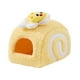 thumbnail image 3 of Cama para cobayas, casa suave para animales pequeños, acogedora y cálida, refugio de forro polar con establo Amarillo, 3 of 9