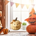 thumbnail image 6 of Farm Animal Pig Pumpkin Figurine, 4 Inch Cute Chubby Pig Resin Statue, Halloween Thanksgiving Fall Decorations, Rustic Farmhouse Table Centerpiece, Autumn Home Shelf Mantel Decor, 6 of 6