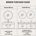thumbnail image 6 of Lumora 20" Bathroom Mirror Round Wall Mirror Vanity Mirror with Metal Frame, White, 6 of 6