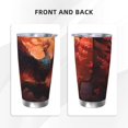 thumbnail image 3 of KLL Sunset Blossoms Phoenix Perch Print 40oz Stainless Steel Insulated Car Cup with Spillproof Lid - Keep Your Drink Hot or Cold on the Go-Straw Three-piece Set, 3 of 8