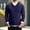 Navy, variant on jjayotai Sweaters for Men Casual V Neck Sweater Ribbed Knit Slim Fitted Long Sleeve Pullover Top for Fall Winter