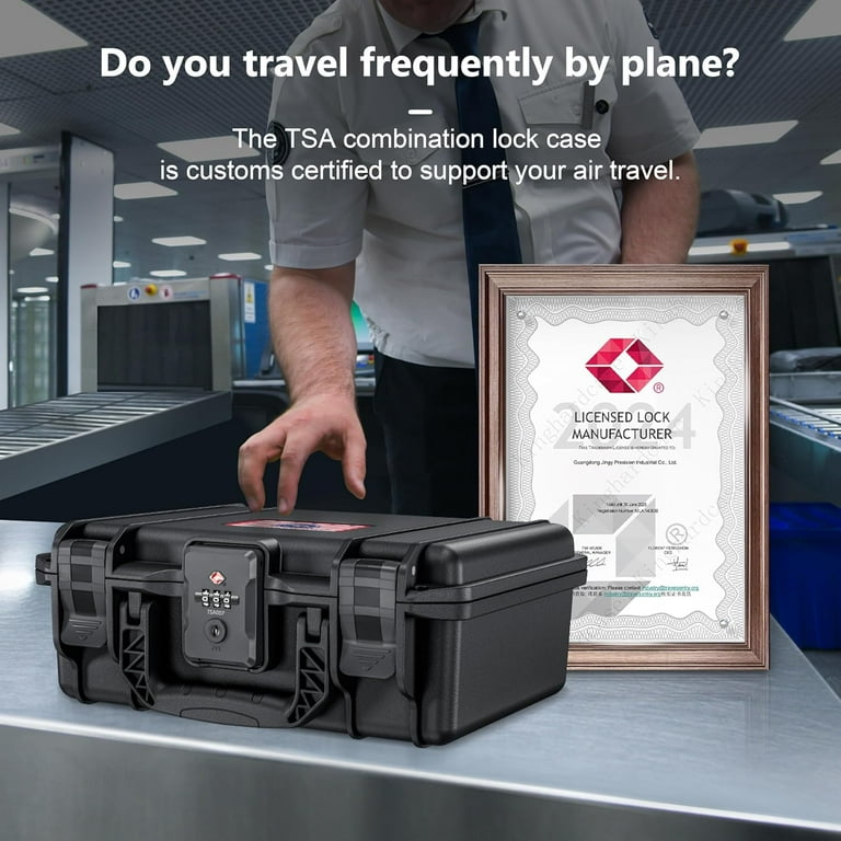 TSA Approved Firearm Travel Case for Beretta 92FS/M9/92A1/96A1