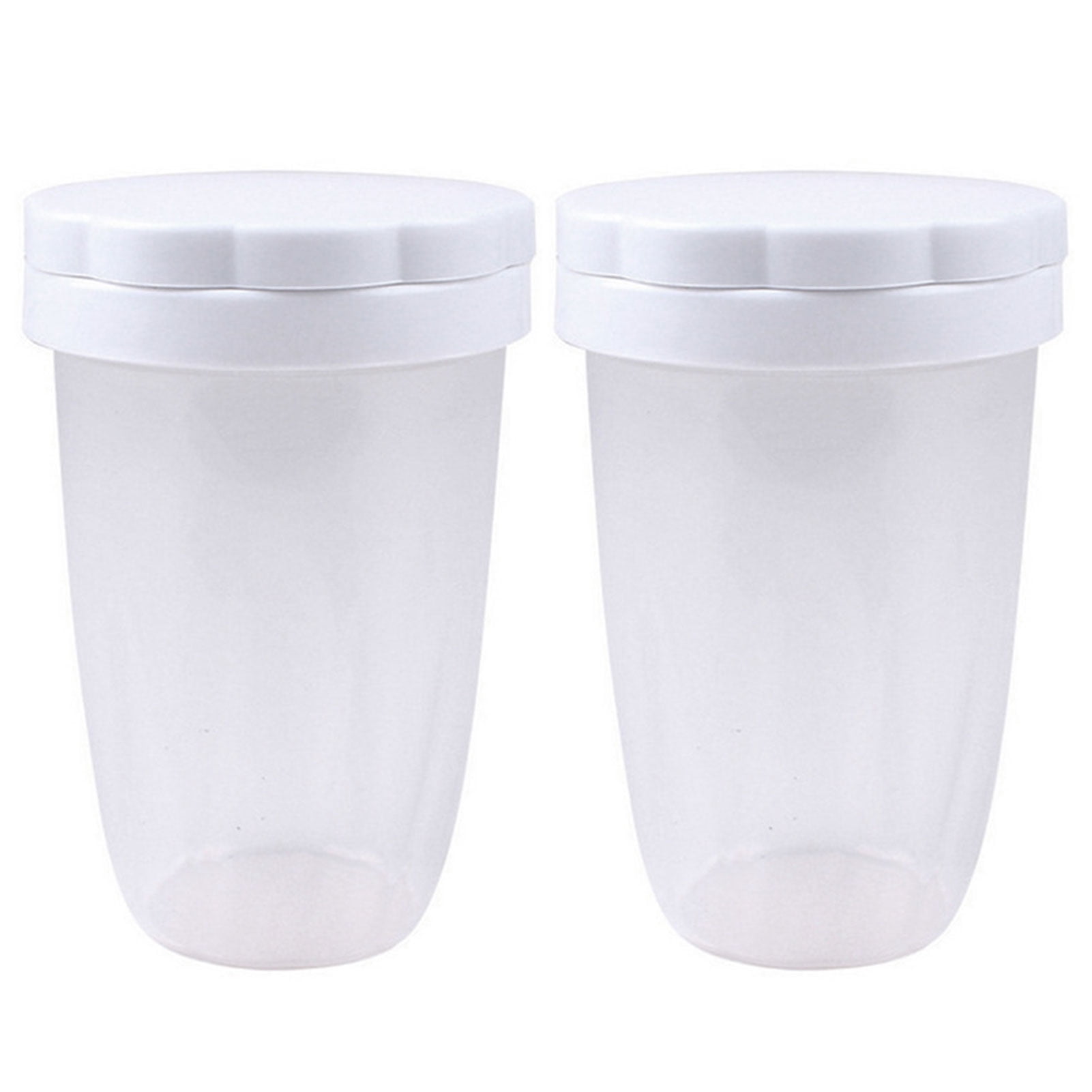 Hesroicy Set of Baking Powder Sugar Shakers with Lids Dustproof