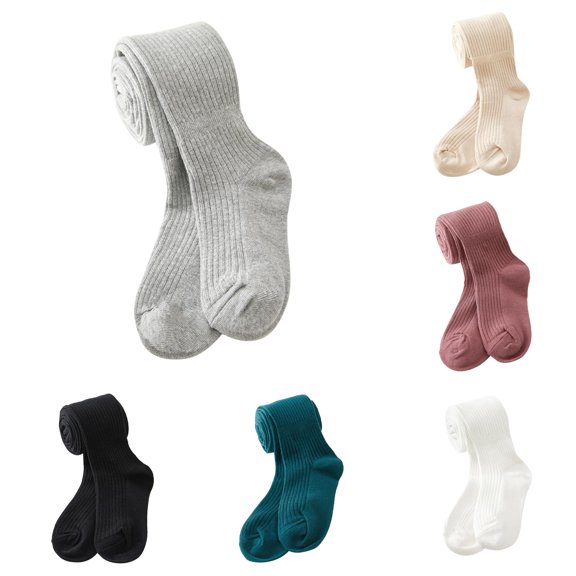 Leggings for Girls Elastic Stretch Soft Pull-On Winter Tights 6-12 Months Girls Clothes