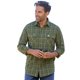 thumbnail image 3 of Atlas For Men - Camisa Cuadro de Franela para Hombre (Caqui, Crudo, Azul), 3 of 3