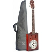 James Neligan 6 String Puncheon Cask Series Acoustic Cigar Box Guitar with Gig Bag Included