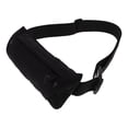 thumbnail image 2 of Riñonera deportiva unisex para hombre y mujer, color negro, para correr al aire libre, senderismo, correr, teléfono, bandolera fina, color negro, 2 of 5
