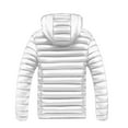 thumbnail image 6 of Betivan Men's Winter Quilted Detachable Hood Jacket, Slim Fit Warm Parka, Casual Solid Color Cold Season Outwear Coat, 6 of 9