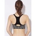 thumbnail image 5 of SAYFUT Women's Adjustable Back Padded Sports Bra Seamless Mesh Racerback Middle Impact, 5 of 7