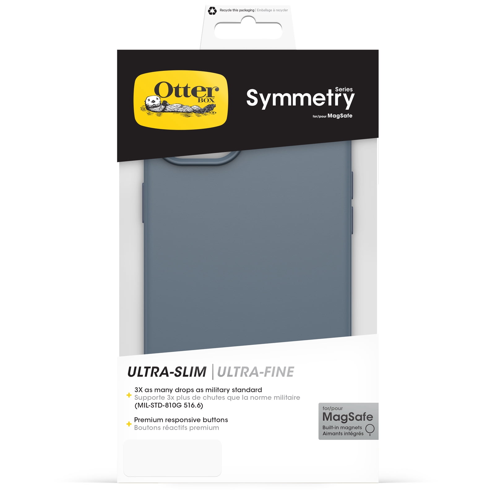 OtterBox Symmetry Series for MagSafe Case for Apple iPhone 15 Plus and iPhone 14 Plus - Bluetiful