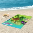 Plants Vs Zombies Beach Towel Microfiber Bath Towels Soft Beach Blanket