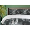 thumbnail image 3 of Duvet Cover Set, Full Moon Over Medieval Building Ruins at Night Dark Scary, 3 of 6