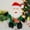 As Shown in the Picture, variant on Merry Christmas Decoration Animated Musical Santa Claus Elk Figurine LED Glowing Soft Plush Stuffed Doll Singing Christmas Puppet Toy Fireplace Home Desktop Decorations Ornament Xmas Holiday