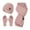 Pink, variant on SUXIAN Winter Scarf Set for Women Knitted Hat Scarf Gloves Cold Proof GY1 One Size