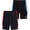 Black Blue/Blue Red, variant on Boys Athletic Shorts - 2 Pack Quick Dry Performance Basketball Shorts For Boys (8-16)
