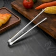 thumbnail image 4 of MOQIN Tongs For Cooking - Stainless Steel Kitchen Tongs, Kitchen Tweezers Tongs with Precision Serrated Tips,Serving Tongs for Cooking, Bread Tongs Multifunctional Food Tongs Buffet Tongs, 4 of 6