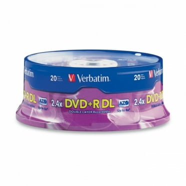 Verbatim DVD+R 4.7GB 16X White Inkjet Printable with Branded Hub - 50pk ...