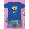 thumbnail image 3 of Cat Winter T-Shirt Juniors -Image by Shutterstock,  Large, 3 of 4
