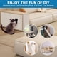 thumbnail image 5 of Protector de Sofá para Gato, 78.7"x15.7" Tapete Rascador Autoadhesivo para Gato DIY, Protección de Sofá Anti Garras para Pared de Esquina Poste Rascador Poste de sisal Tapete Rascador para Estantes d, 5 of 6