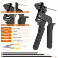 thumbnail image 2 of Juego de pistolas para atar cables BethTie de acero inoxidable con 300 bridas negras, 2 of 6