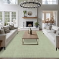 thumbnail image 3 of Area Rug 5'x7', Sage Green Burlap Texture Non-slip Runner Rug Carpet for Bedside, Farmhouse Vintage Sage Green Washable Outdoor Indoor Area Rugs Mat for Entryway/Living Room/Bedroom/Kitchen/Office, 3 of 9