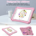 thumbnail image 3 of ELEHOLD Kids Case for Apple iPad mini 7 (A17 Pro)2024/6th Generation with Kickstand Soft EVA Rugged Shockproof Anti-Scratch Cover with Detachable Strap,Pink, 3 of 8