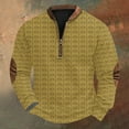 thumbnail image 1 of Blusas y camisas de manga larga con cuello redondo Sudadera con capucha de cuello redondo para hombre Jersey estampado Blusa de poliéster de manga larga para hombre, 1 of 4