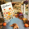 thumbnail image 5 of Welcome Fall Floral House Flags 28x40 Double Sided Wildflower Garden Flag Autumn Flags for Outside Farmhouse Porch Decorations Thanksgiving Yard Flag, 5 of 6