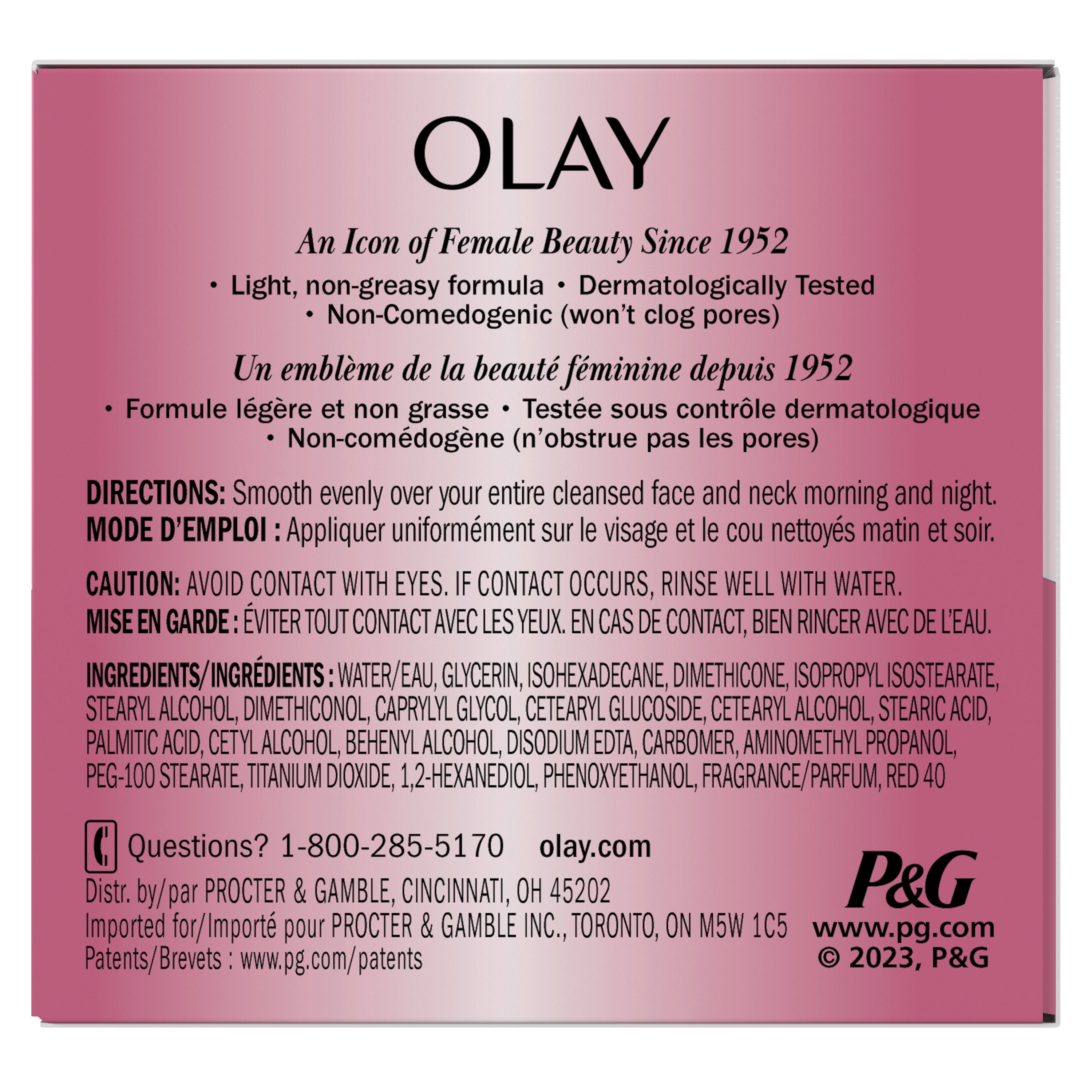 Olay Active Hydrating Cream Face Moisturizer, 2.0 fl oz