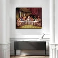 thumbnail image 4 of African American Black Jesus The Last Supper Canvas Poster Modern Aesthetic Background Wall Canvas Wall Art Decoration Holiday Gift (Unframed,20×27inch), 4 of 5