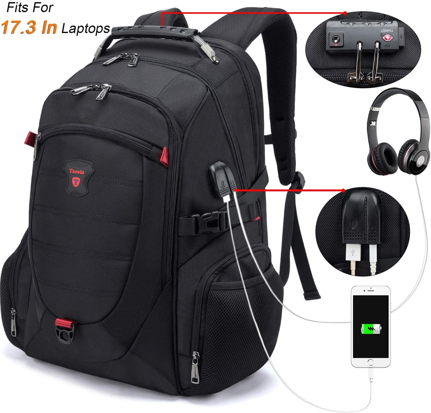tzowla backpack charger