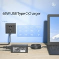 thumbnail image 5 of 65W USB C Charger for HP EliteBook 830 835 840 845 860 640 650 655 660 1040 G8 G9 G10 G11 Laptop Power Cord, 5 of 6