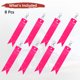 thumbnail image 4 of Pendientes Reflectores de Seguridad Uxcell [8PCS] - Llavero de Seguridad Reflectante con Clips para Mochila [Rosa-5.9IN/15CM], 4 of 7