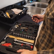 Hyper Tough 110-Piece Home Project Tool Set with Storage Case