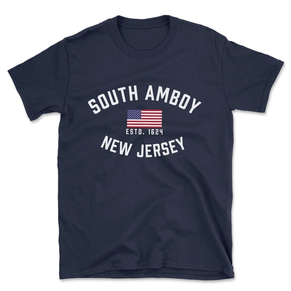 South Amboy New Jersey Patriot Men's Cotton T-Shirt
