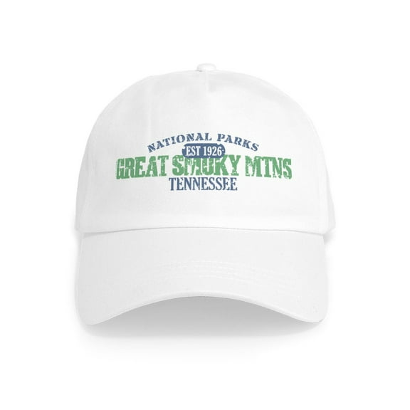 CafePress - Great Smoky Mountains Nat Par Cap - Adjustable 100% Brushed Unisex Casual Cotton Baseball Cap, Beige, 1