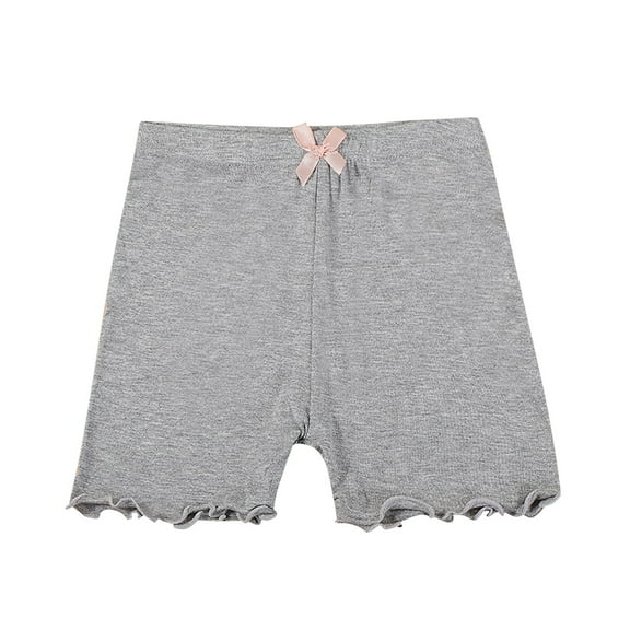 KAUOD Girls Basic Cartwheel Shorts Tights Toddler Under Dress Dance Short Kids Solid Biker Tumbling Safety Shorts