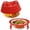Red, variant on 3-in-1 Large Microwave Splatter Cover Tray with Splatter Guard - BPA-Free, Collapsible Microwave Plate Cover for Heating Food, Silicone & Plastic Food Cover for Microwave Oven, Cooking & Steaming