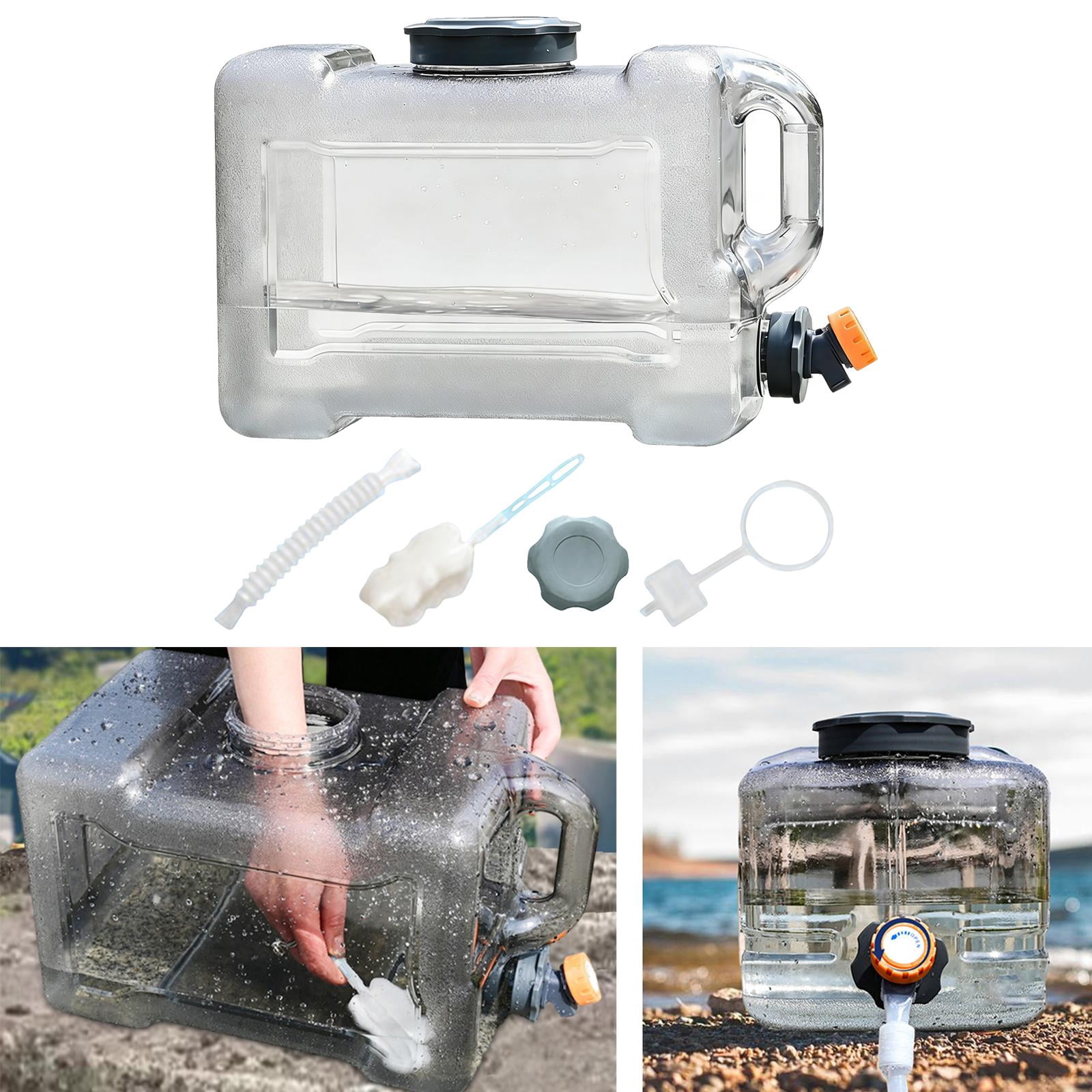 GARENDE Camping Water Jug with Spigot Portable Hydration Bucket for Emergency RV Car 12L
