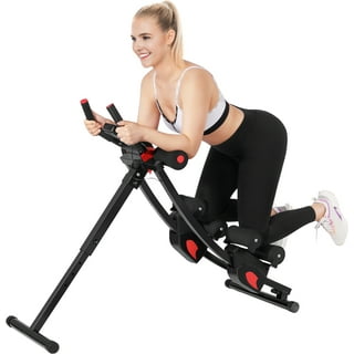 Total Crunch Power Rider AB Cruncher Row Squat Assist Machine, Glute  Workout Fitness Exercise AB Core Toner Abdominal Trainer, Muscle Cardio  Horse