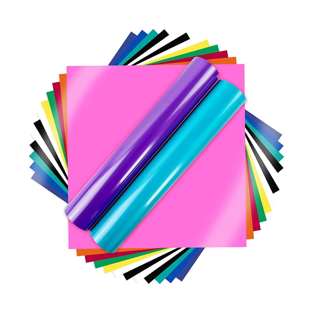 Permanent Vinyl for Cricut Machine12x12Inch Glossy Vinyl Sheets