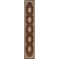 thumbnail image 1 of Unique Loom 3119168 Area Rug, 3 Feet x 16 Feet 5 Inch, Brown/Ivory, 1 of 1