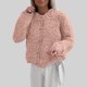 thumbnail image 1 of Puntoco Chaqueta De Color Liso Para Mujer Con Botones De Felpa Y Mangas Largas Con Capucha, Ropa Informal Para Exteriores, 1 of 7