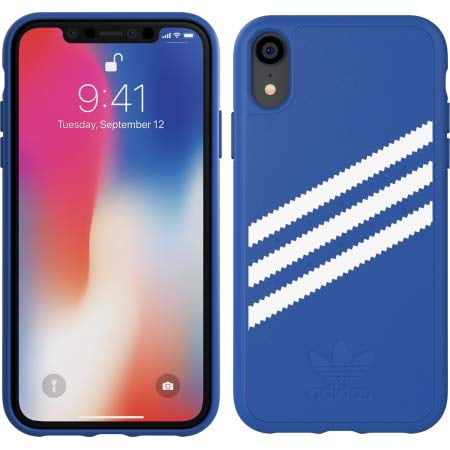 Authentic Adidas Gazelle Series Protective Phone Case For Iphone Xr Blue White Walmart Com Walmart Com