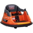 thumbnail image 1 of Aosom 12V Bumper Car for Kids, 360° Rotation with Remote Control, Orange, 1 of 9