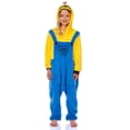 thumbnail image 6 of Minions Boy's Kigurumi Union Suit One Piece Fleece Hooded Pajama Stuart and Kevin, 6 of 7