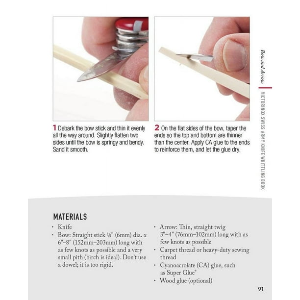 Victorinox Swiss Army Knife Whittling Book Gift Edition Fun Easy To Make Projects with Your Swiss Army Knife Hardcover Walmart Business Supplies